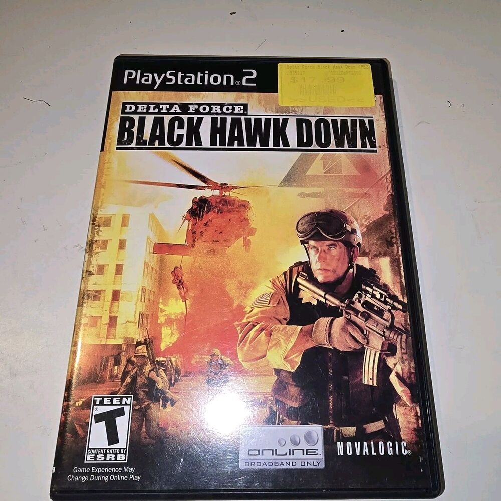Delta Force: Black Hawk Down Sony PlayStation 2 PS2 Game *TESTED* Works